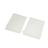 uxcell フェイスマスク　コットンマスク　2個入り　ホワイト　綿　17.2x13.3cm