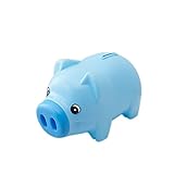 Cute Pig Money Box Piggy Bank for Kid 's誕生日ギフト、blue-develop A Goodの生活習慣お金の保存