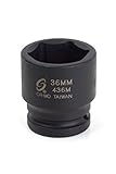 Sunex 434m 3/4-Inch Drive 34-Mm Impact Socket [並行輸入品]