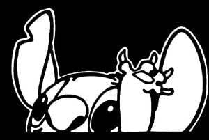 Amazon ディズニー スティッチ ステッカー Ssw こんにちは 車の窓 トラック ビニール デカール カーステッカー 並行輸入品 ステッカー デカール 車 バイク