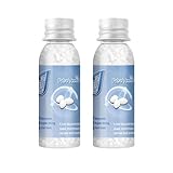 2個義歯 歯科用樹脂 補強ビーズ 歯科用接着剤 歯の修復キット 歯の修復キット プラスチックホットビーズ 歯のペレット DIYホットメルトビーズ (白)