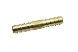 「ノーブランド品」銅管継手スプライサー 二方型 ホース継手 両口 6mm Hose IDフィッティング継手(1500個入）