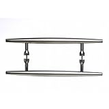 Top Knobs M850-18 Pair Nouveau Back to Back Door Pull Nickel by Top Knobs
