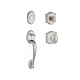 Baldwin FDCOLXELLTAR150 Reserve Full Dummy Handleset Columbus x Ellipse with Traditional Arch Rose, 