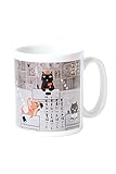 マグカップ 宮沢賢治 ねこの事務所 300ml 電子レンジOK design by Shinzi Katoh