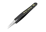 Aven 18032ARS Style 00-SA Artis Tweezer, Black with Yellow Print [並行輸入品]
