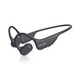 Nuroum オープンイヤー bluetooth イヤホン ワイヤレス 耳を塞がない ヘッドホン パワフル音量 低音ブースト ライトニング ハンズフリー通話 スポーツ用 ブルートゥースイヤホン 超軽量モデル 【Bluetooth 5.3 / 耳掛け式/TYPE-C急速充電 / 15時間連続使用 /ノイズキャンセリング 】快適 安全 OW20 ブラック