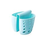 興味深い®ポータブルホームキッチンHanging DrainバッグバスケットBathストレージツールシンクホルダー ブルー MIC-2050039L
