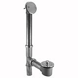 Keeney 610RB 20-Gauge Bath Drain Brass Lift and Turn Polished Chrome [並行輸入品]