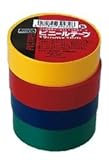 ﾋﾞﾆｰﾙﾃｰﾌﾟ【電気絶縁用】 赤 19mm×10m NO.470