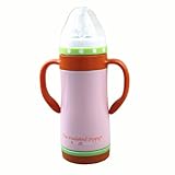 Vessel Eco El Sippy aislado" Por aislante de acero inoxidable Sippy Cup - 10 Oz - Ava Pink - 1 - Con