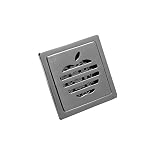 正方形シャワー床Drainer、真鍮ステンレス鋼バスルーム取り外し可能カバーDrainフィルタPrevents Blockingのトイレ
