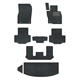 Hotfield マツダ 互換品 新型 CX-80 CX80 KL系 フロアマット＋トランクマット ラゲッジマット 6人-2列目コンソール有 Profoundグレー