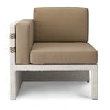 TOEX ソファラタンRA11（ホワイト+コーヒービーン）