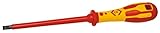 C. K Tools T49144-065 Dextro VDE Insulated Slotted Driver Cabinet Tip 1/4-Inch x 6-Inch Shaft [並行輸入品