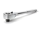 TEKTON 1482 1/2-Inch Drive by 10-Inch Polished Quick Release Ratchet, 72-Tooth Oval Head [並行輸入品]