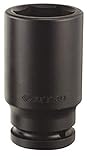 KT Pro Tools D1430M25 1/2 Drive 6-Point Deep Impact Socket by KT Pro Tools