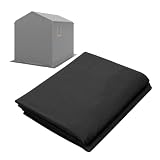 COVERONICS サイクルハウス 替えシート 単品 5台用専用カバー 420D 頑丈 自転車 テントカバー 防UV 防水防風防塵遮熱 ブラック