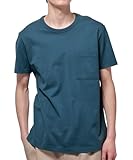 [ニッセン] Tシャツ・カットソー メンズ 綿１００％ポケット付クルーネック半袖Ｔシャツ【大きいサイズ有】 ダークブルー 6L