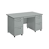 コクヨ(KOKUYO) 両袖机 事務用デスクSR型 W1460×D730×H740mm SD-SR2D33NN