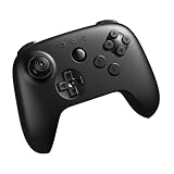 8Bitdo 64 Bluetooth コントローラー for Analogue 3D, Switch, Switch 2, Windows, Android (Black)