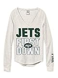 Victoria 's Secretピンク新しいYork Jets Waffle Thermal、小さな+ Bonus vs Decal、新しい。