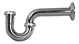 Dearborn Brass 2702-1 1-1/2-Inch Chrome P-Trap without Cleanout [並行輸入品]