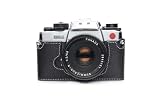 TP Original Leica R6 R6.2 R5 専用 ブルタイプ 本革 ボディケース 黒色
