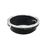 Toileum M645-EOSマウントアダプターリング Mamiya 645 M645マウントレンズに対応 キヤノン EOS EF EF-Sマウントカメラボディーに対応 5D3 5D2 6D 5D 7D 70D 60D 50Dカメラ用アダプターリング 無限遠実現 マニュアルフォーカスレンズアダプターリング(M645-EOS EF)