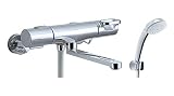 LIXIL(リクシル) INAX 浴室用 壁付 サーモスタット付シャワーバス水栓 クロマーレS エコフルスプレーシャワー メッキ BF-WM145TSC