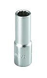 TONE ディープソケット(12角) 差込角9.5mm 二面幅8mm HP3D-08L