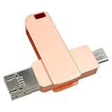 USBメモリ 256GB 4in1 USB3.0対応 iPhone Android タブレット PC 外付け フラッシュメモリ スマホ Type-C Lightning USB micro 小型 ポータブル (256GB（ピンク）)