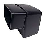 角エルボ ブラック 45X30