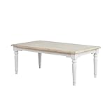 ホワイト／BROCANTE スクエアセンターテーブル センターテーブル テーブル ローテーブル リビングテーブル 木製テーブル ウッドテーブル 木製 天然木 シャビーシック