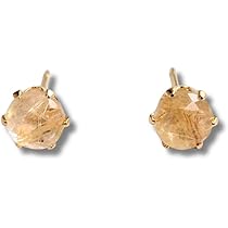 596re ゴールドルチル　ブラジル産水晶　ピアス 楽天市場】ルチルクォーツ 18K ピアス レディース シンプル 18金