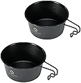 キャンプ用 コップ ステンレス シェラカップ 黒 深型 黒シェラ 360ml 2点セット BKS-360-2P