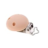 Perfk ベビー　赤ちゃん　おしゃぶりホルダー　おしゃぶりクリップ　おしゃぶりチェーン　軽量で　全6色 - オレンジ