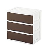 収納ケース 衣装ケース チェスト ワイド 大容量 幅60cm 日本製 引き出し収納 キャスター付き プラスチック タンス クローゼット収納 押入れ収納 衣類収納 3段 4段 5段 6段 グリーンパル (ショコラブラウン, ワイド3段)