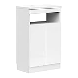 クロシオ ゴールデン 02 FAX52NEW ホワイト 幅52cm 電話台 ファックス台 097460