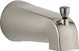 Delta RP64721SS Foundations Tub Spout - Pull-Up Diverter, Stainless [並行輸入品]