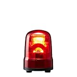 パトライト(PATLITE) 回転灯 SKH-M1T-R Φ100 DC12~24V 赤色 プッシュイン端子台