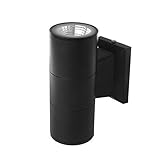 Up Down Wall Lighting ALLOMN Waterproof Led Wall Sconce Cylinder COB 10W LED Wall Sconce Lamp for In