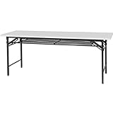 アイリスオーヤマ 会議テーブル 幅180×奥行60×高さ70cm MTN-1860H ホワイト