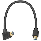Poyiccot Mini DisplayPort 1.4 ケーブル、8K60hz Mini Displayport to Mini Displayport オス オス ケーブル、90度Ｌ型 Mini DP から Mini DP アダプタケーブルMacBookPro MacBookAirと互換性, (右向き)
