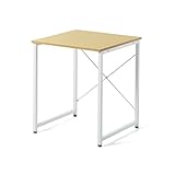 サンワダイレクト シンプルワークデスク 幅60cm×奥行60cm パソコンデスク パソコン台 ライトブラウン 100-DESKF001LBR