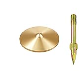 真鍮製水準点鋲 径63mm ×10セット：【測量機器】：255-0150