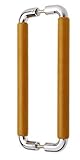 ウッドO型ハンドル 鏡面/Sブラウン (両面)　25φ 450mm (WO-25-R-450-MC/SB)　20組入