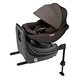 COMBI コンビ ISOFIX固定 新生児対応 回転式 チャイルドシート 新生児から4才頃クルムーヴ コンパクト R129 エッグショック JQ グレー R129適合 回転式チャイルドシート
