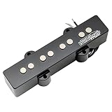 Wilkinson WOJB Vari Gauss ジャズベースピックアップPUセット4弦 Jazz Bassエレキベース用、ブラック(2個セット)