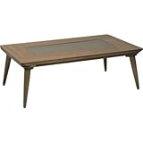 ガラストップ家具調こたつ 120×70cmタイプ